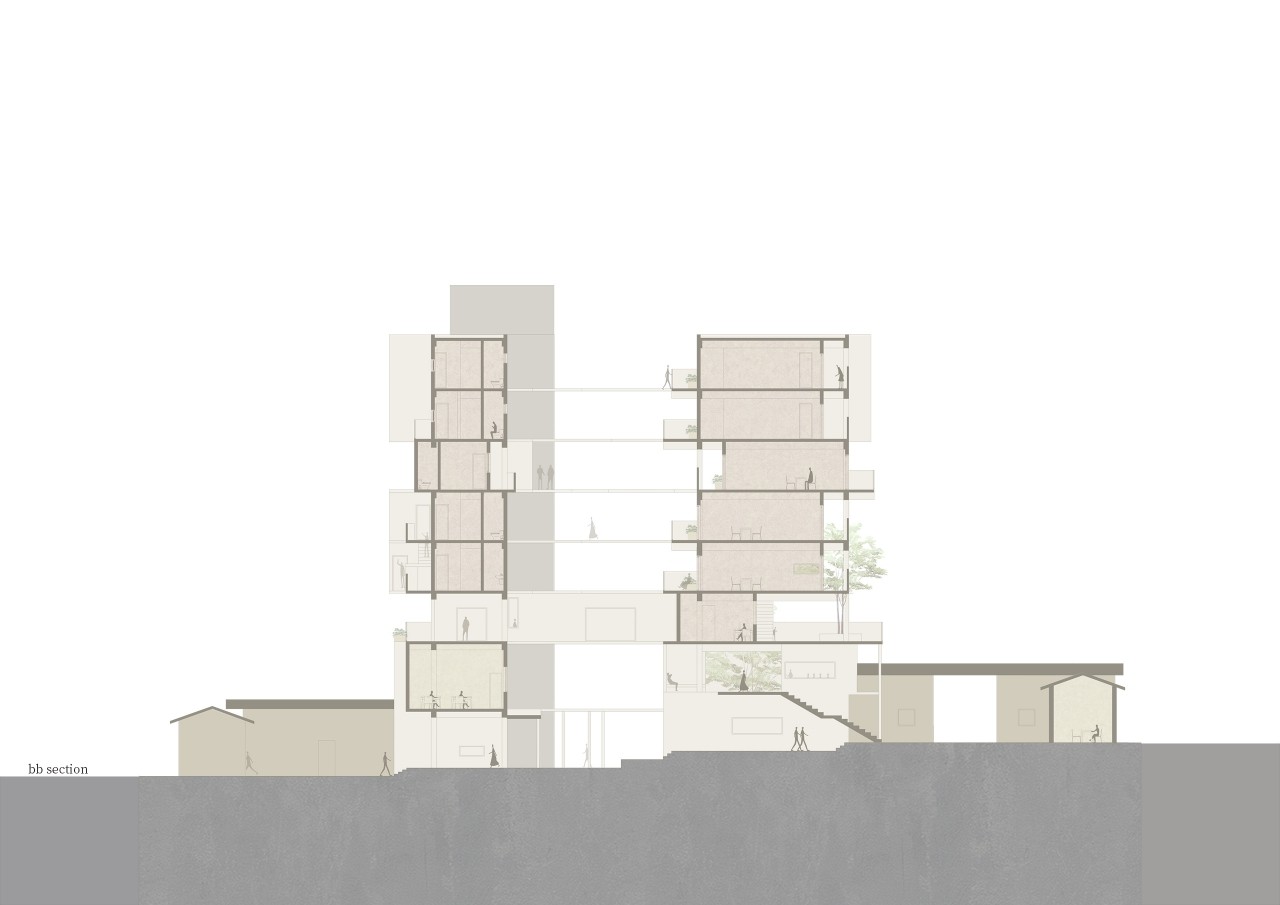三合院紋理現代化_重新組構社區空間與住宅單元