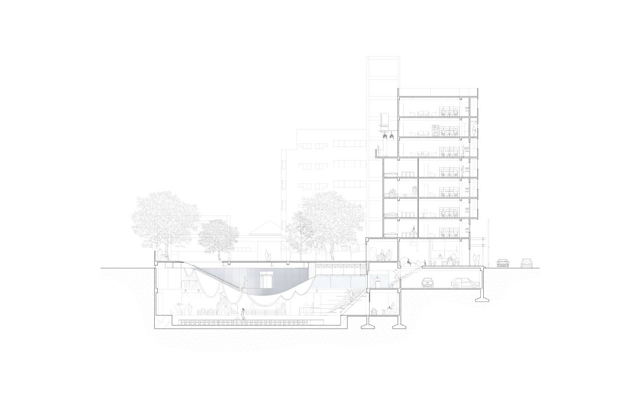 建築的同時性_地上社區和地下舞台