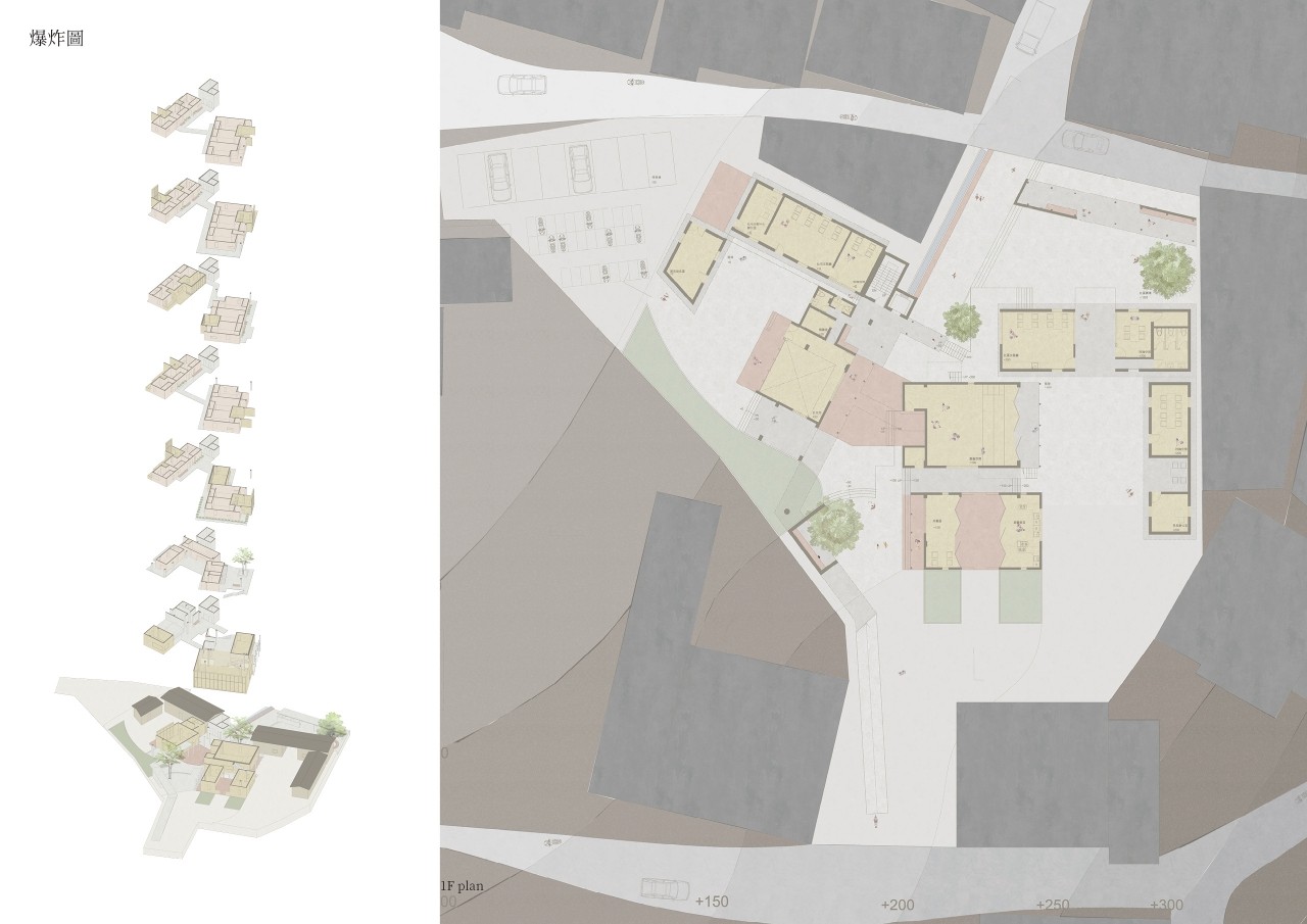 三合院紋理現代化_重新組構社區空間與住宅單元