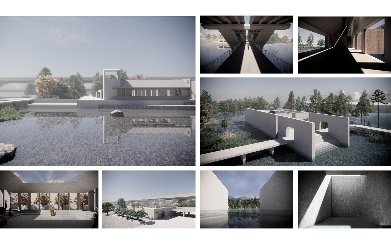 一公里的留白 - 台北岛现代禅寺