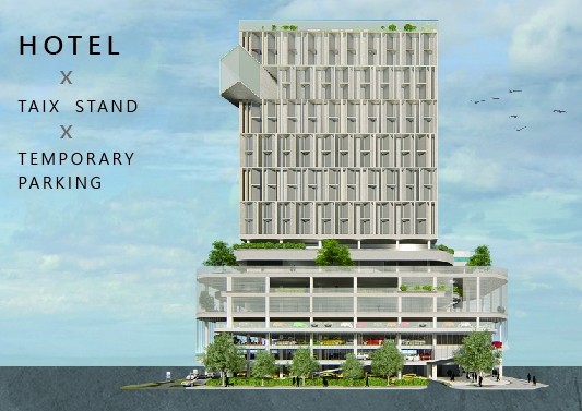 旅馆ｘ出租车招呼站ｘ临停空间