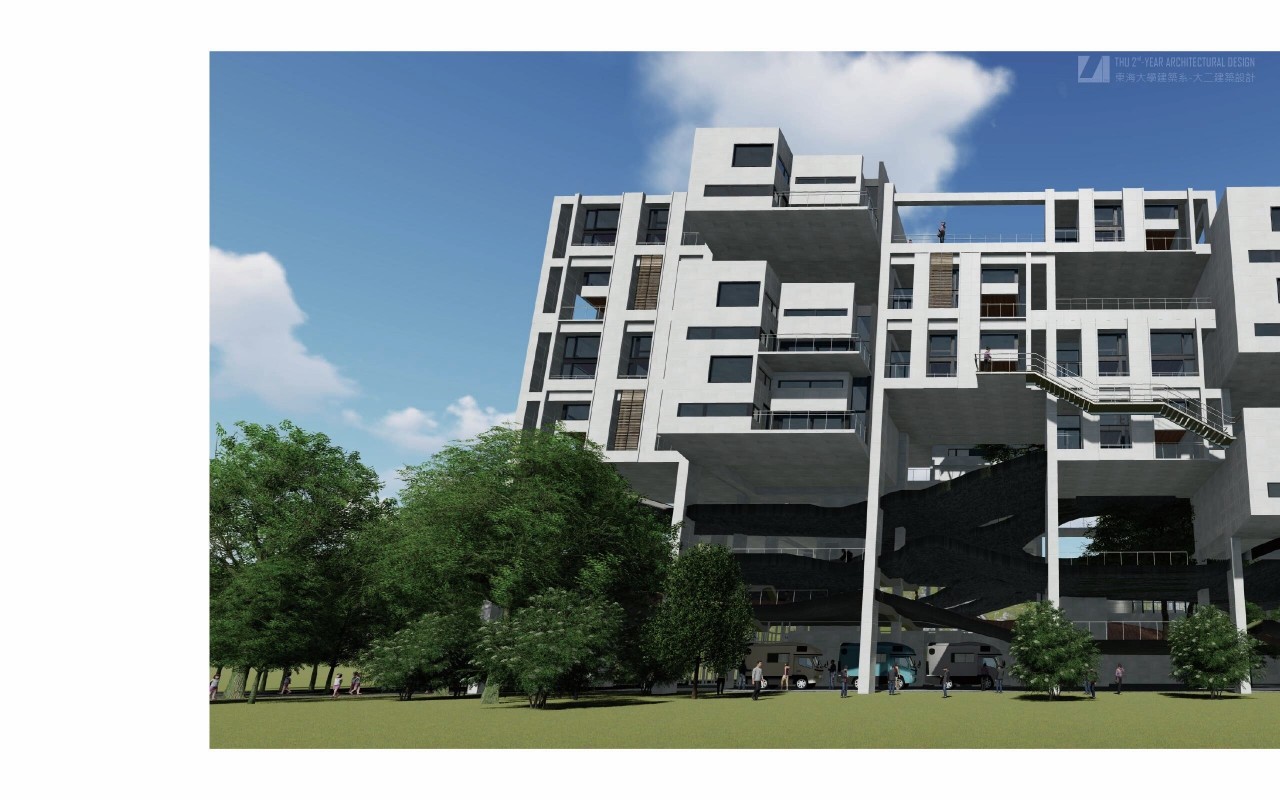 街头空间的公私领域渗透_以台中市东区练武路社会住宅为例