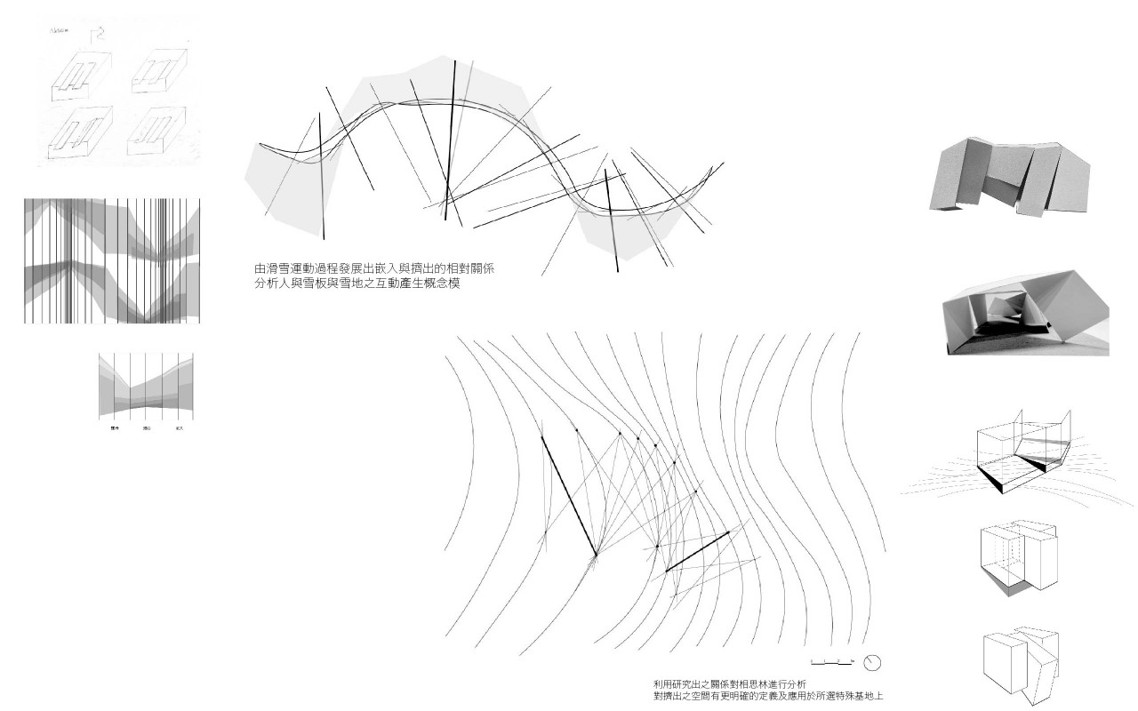 嵌入，挤出  楼梯艺廊与地景的共构