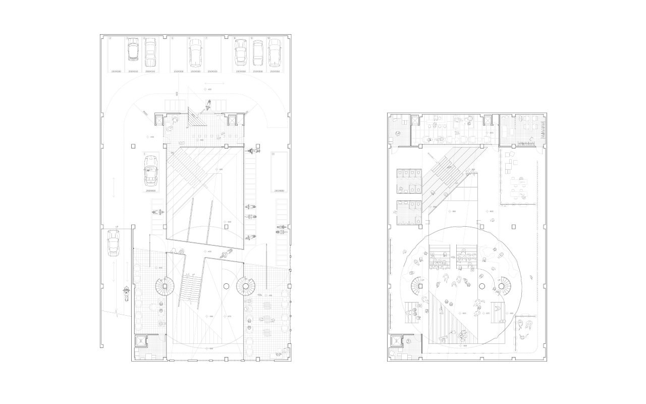 建筑的同时性_地上社区和地下舞台