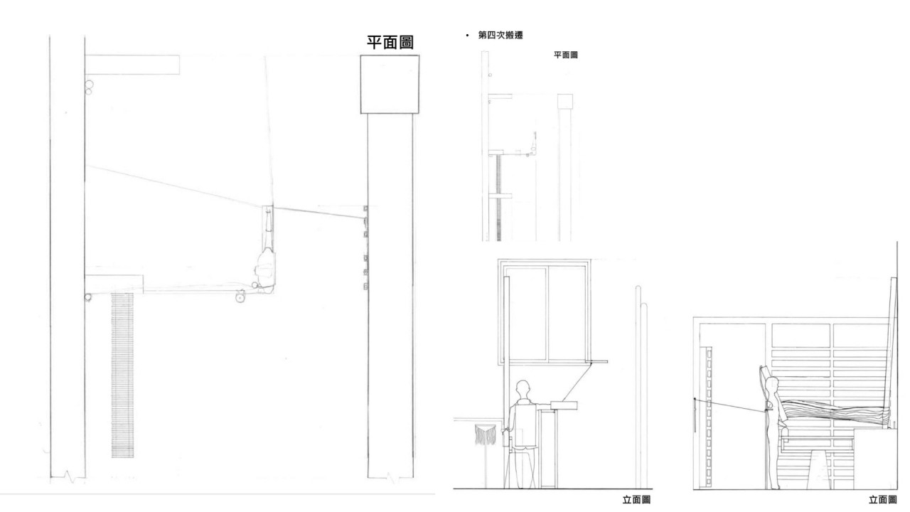 流浪建筑人。收纳身体