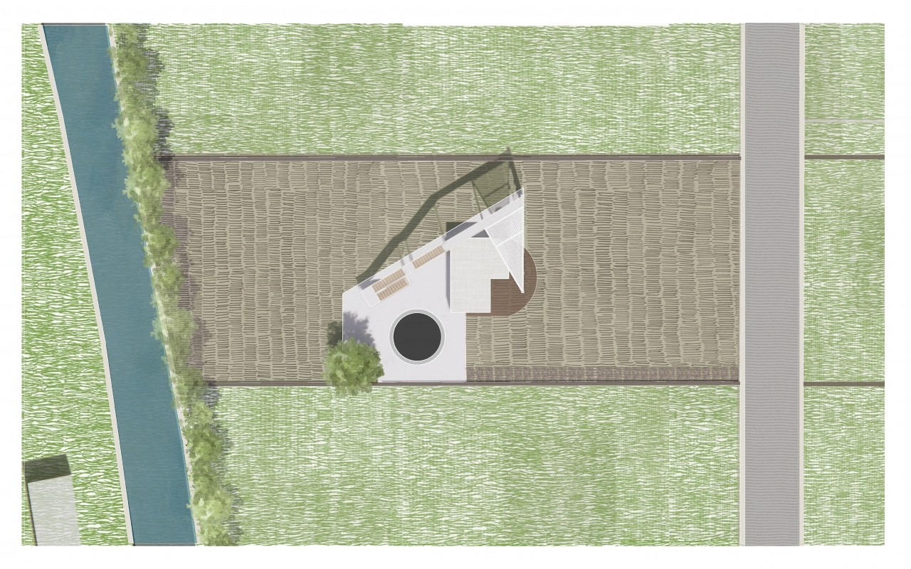 Observation deck and Footbath design