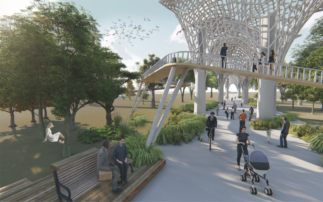 應對氣候變遷下台中港的生態網絡重構與元素設計 — 仿生碳循環機制與未來港灣建築 Reconstructing Ecological Network and Design Element of the Taichung Port to Cop