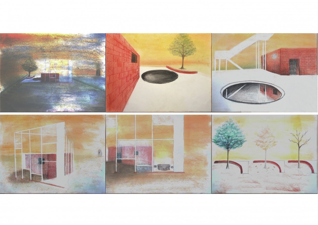 Observation deck and Footbath design