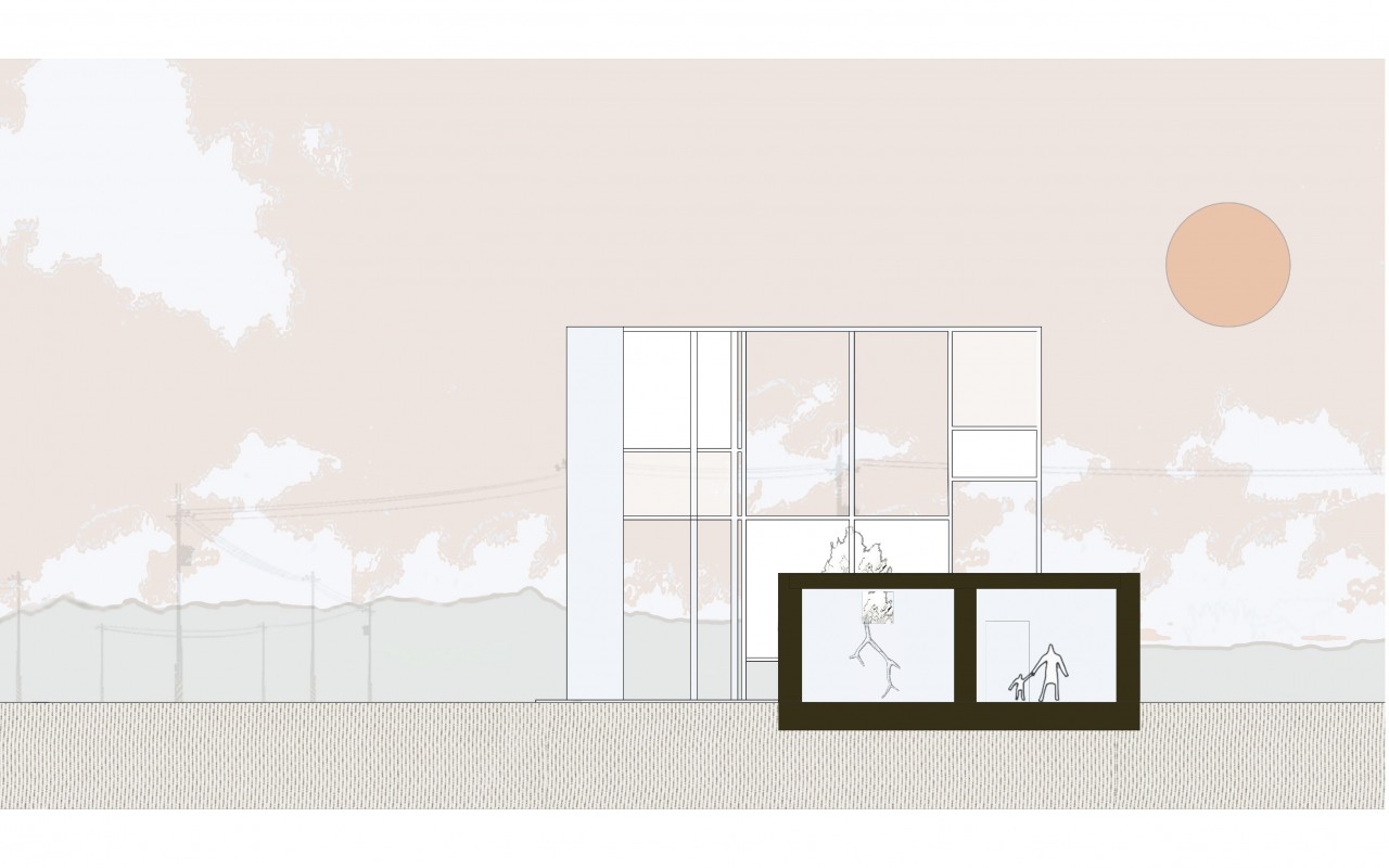 Observation deck and Footbath design