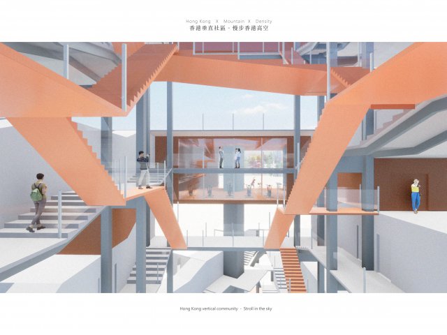 香港垂直社區 漫步香港高空
