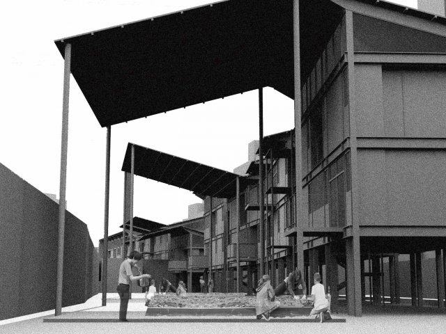 The Altering Monumentality_Interim Housing on Li-Shing Rd.