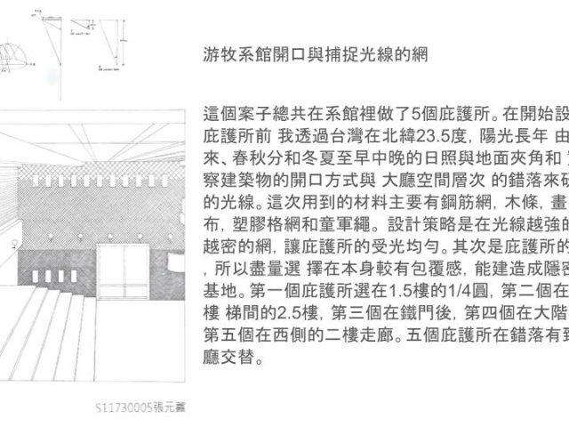 開口與捕捉光線的網